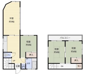 林3丁目戸建ての物件間取画像